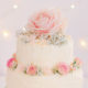 Wedding cake illustrating article on jpeg or raw images